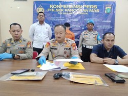 Maling Vespa Lompat ke Kali Saat Dikejar Warga di Depok Jadi Tersangka, 1 DPO