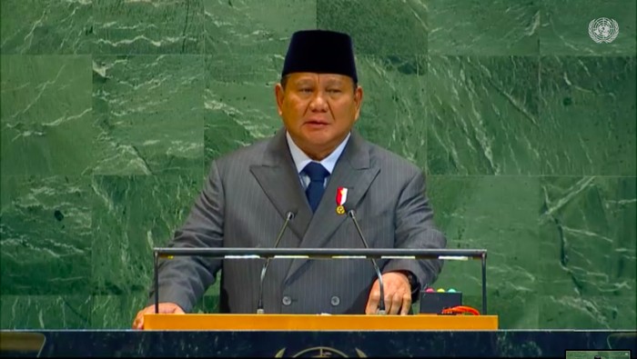 Prabowo Tegaskan Sikap Indonesia Soal Palestina di KTT PBB