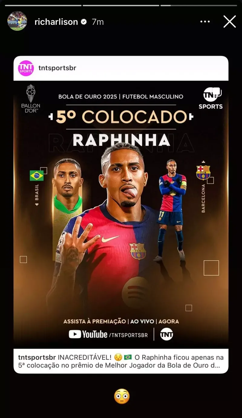 Richarlison, Ballon d'Or 2025