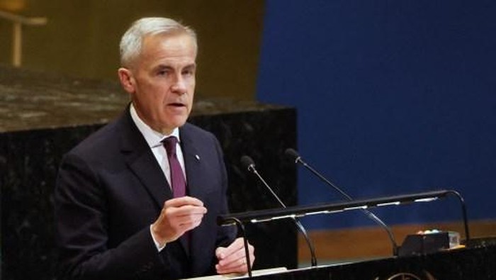 Pidato Dukung Palestina di PBB Terganggu, Mikrofon PM Kanada Tiba-Tiba Mati!
