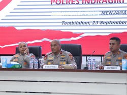 Wakapolda Riau Pimpin TFG dan Simulasi Pengamanan Markas di Polres Inhil