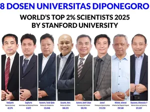 Bangga, 8 Dosen Undip Masuk Daftar 2% Ilmuwan Terbaik Dunia! Bangga, 8 Dosen Undip Masuk Daftar 2% Ilmuwan Terbaik Dunia!