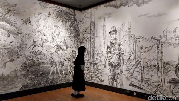 Pameran Seni Jejak Arang di Kota Batu