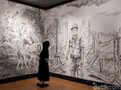 Pameran Seni Jejak Arang di Kota Batu