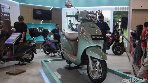 Lihat dari Dekat Skutik Retro Suzuki Access, Harga Rp 25 Jutaan