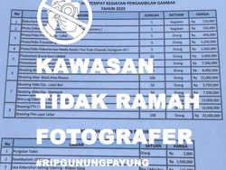 Heboh Tarif Pengambilan Foto-Video di Gunung Payung Bali, Tertinggi Rp 23 Juta
