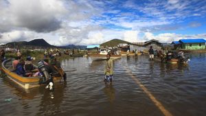 Danau Paniai Papua Meluap, Genangi Pinggiran Kampung Kogekotu