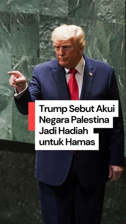 Video Trump di PBB: Pengakuan Negara Palestina Jadi Hadiah untuk Hamas
