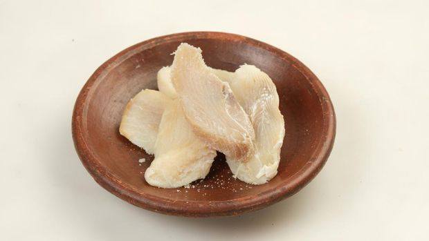 ikan asin jambal roti is fish preserved by salting method. Local food from Indonesia