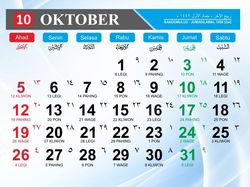 Kalender Oktober 2025: Jadwal Libur, Cuti Bersama, dan Hari Besar Nasional
