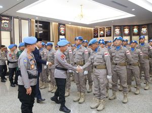 Kapolri Lepas Satgas FPU 7 MINUSCA untuk Misi Perdamaian PBB di Afrika Tengah
