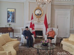 Prabowo Diterima Gubernur Jenderal Kanada di Rideau Hall Ottawa