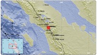 Gempa Berkekuatan M 3,6 Guncang Tapanuli Utara Siang Ini