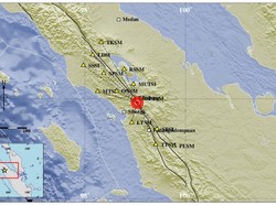 Gempa Berkekuatan M 3,6 Guncang Tapanuli Utara Siang Ini