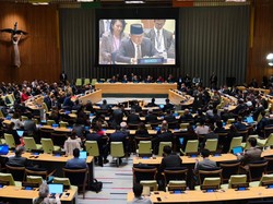 Di Sela-sela Sidang PBB, Menlu Tegaskan RI Dukung Penuh UNRWA