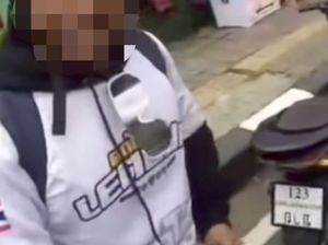 Pakai Pelat Nomor Thailand, Pemotor di Puncak Bogor Ditilang Pakai Pelat Nomor Thailand, Pemotor di Puncak Bogor Ditilang