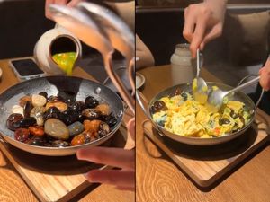 Unik! Telur Orak-arik Ini Dimasak di Atas Tumpukan Batu Sungai Unik! Telur Orak-arik Ini Dimasak di Atas Tumpukan Batu Sungai