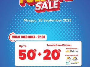 Jangan Lupa! Serbu Transmart Full Day Sale Hari Ini, Diskon Melimpah 50% + 20% Jangan Lupa! Serbu Transmart Full Day Sale Hari Ini, Diskon Melimpah 50% + 20%