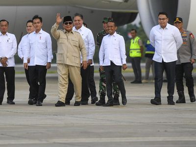 Prabowo Tiba di Jakarta Usai Berpidato di Sidang Umum PBB