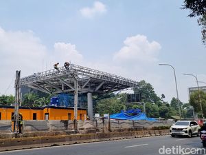 Progres Perbaikan Gerbang Tol Dalkot Jakarta yang Sempat Picu Macet Parah