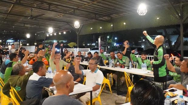 Irjen Hendro Pandowo Berbaur Dengan Ojol Dalam Acara Perpisahan "Ngopi Kamtibmas"