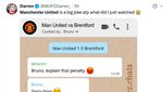 Meme Kocak MU Dihajar Brentford, Amorim Jadi Bulan-bulanan