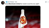 Ini yang ditunggu-tunggu fans MU, kan, pernyataan pemecatan Ruben Amorim? (Foto: X.com/@UTDMaI)