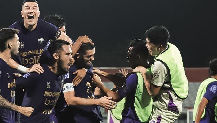 Persita saat mengalahkan Persib pada Sabtu (27/9/2025)
