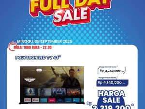 LED TV 43 Inch di Transmart Full Day Sale Diskon Jadi Cuma Rp 3 Jutaan