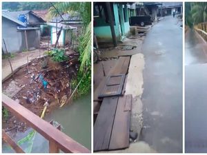 Banjir di 2 Desa Musi Rawas Mulai Surut, Warga Tetap Diimbau Waspada