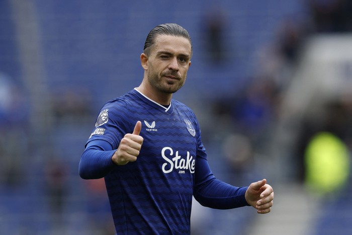Soccer Football - Premier League - Everton v Aston Villa - Hill Dickinson Stadium, Liverpool, Britain - September 13, 2025 Evertons Jack Grealish reacts after the match Action Images via Reuters/Jason Cairnduff EDITORIAL USE ONLY. NO USE WITH UNAUTHORIZED AUDIO, VIDEO, DATA, FIXTURE LISTS, CLUB/LEAGUE LOGOS OR LIVE SERVICES. ONLINE IN-MATCH USE LIMITED TO 120 IMAGES, NO VIDEO EMULATION. NO USE IN BETTING, GAMES OR SINGLE CLUB/LEAGUE/PLAYER PUBLICATIONS. PLEASE CONTACT YOUR ACCOUNT REPRESENTATIVE FOR FURTHER DETAILS..
