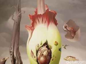 Lukisan Bunga Kehidupan Raih J+Art Awards, Dipamerkan di Jakarta Lukisan Bunga Kehidupan Raih J+Art Awards, Dipamerkan di Jakarta