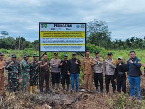 Lahan Eks Kebakaran di Inhil Dipasang Plang Peringatan, Cegah Karhutla Terulang Lahan Eks Kebakaran di Inhil Dipasang Plang Peringatan, Cegah Karhutla Terulang