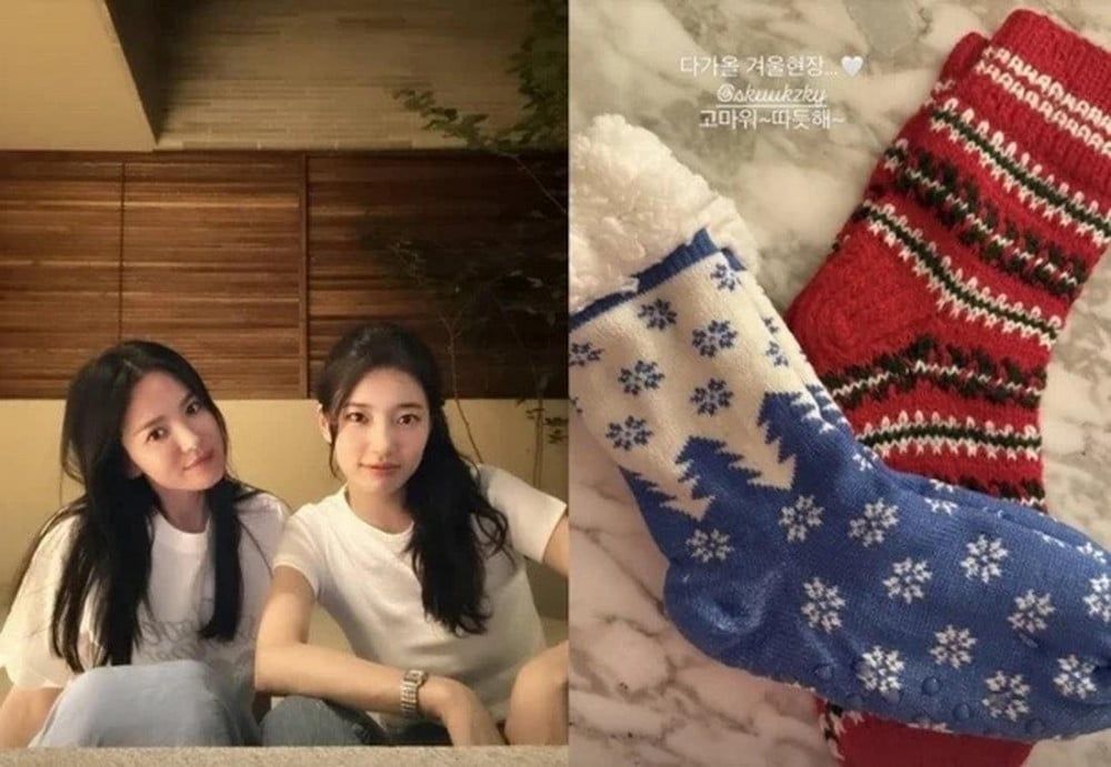Song Hye Kyo unggah hadiah dari Bae Suzy