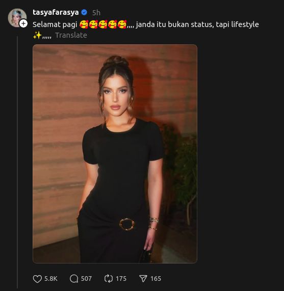 Unggahan Tasya Farasya
