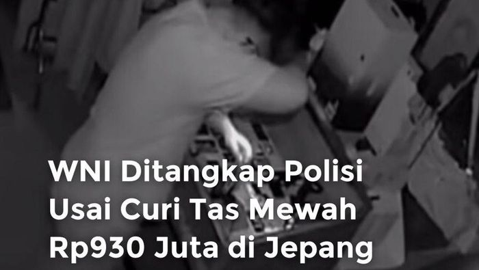 Video WNI Ditangkap Polisi Jepang Usai Curi Tas Mewah