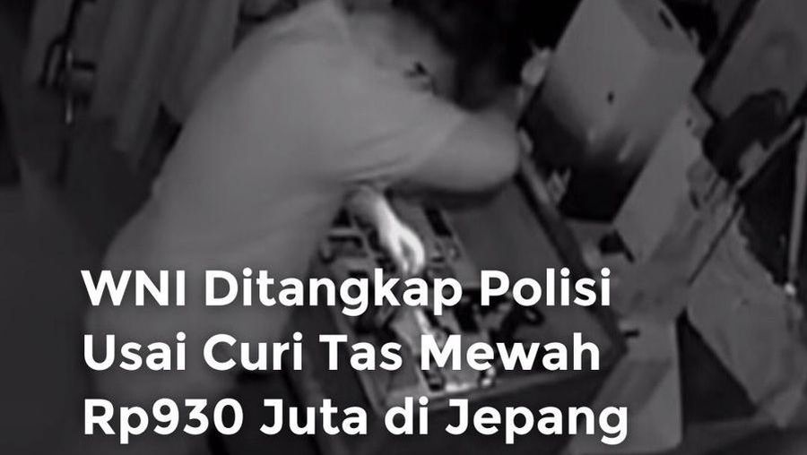 Video WNI Ditangkap Polisi Jepang Usai Curi Tas Mewah