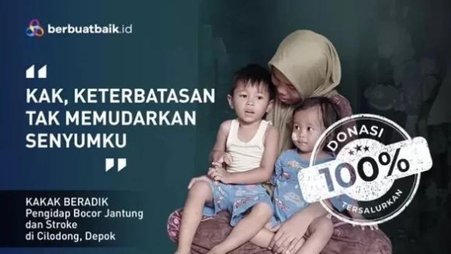 Senyum Ketabahan Taufiq, Anak 3 Tahun Alami Jantung Bocor dan Stroke
