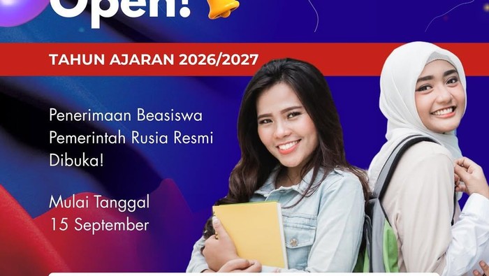 Mau Kuliah di Rusia Gratis? Pemerintah Tawarkan Beasiswa, Buruan Daftar!
