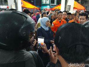 Khofifah Beber Update Penanganan Insiden Ponpes di Sidoarjo Ambruk