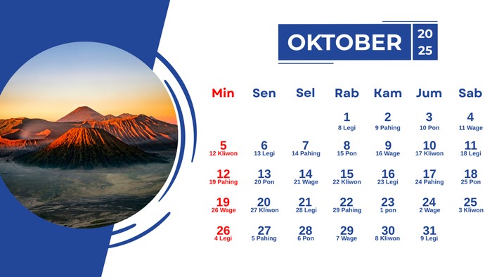 Oktober 2025, Catat Tanggal Merah dan Momen Penting di Bulan Ini!