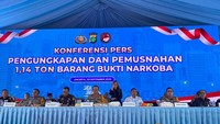 Polda Metro Bongkar Kasus 1,14 Ton Narkoba Senilai Rp 1,13 T Dalam Sebulan
