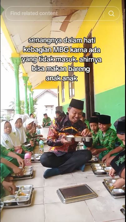 'MBG Core' di TikTok Ini Tunjukkan Momen Kocak Murid Makan MBG