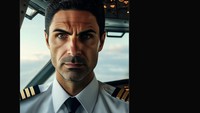 Mikel Arteta mengundang pilot RAF dalam latihan Arsenal untuk mengajarinya berkomunikasi di tengah tekanan dalam pertandingan. (Foto: Twitter)