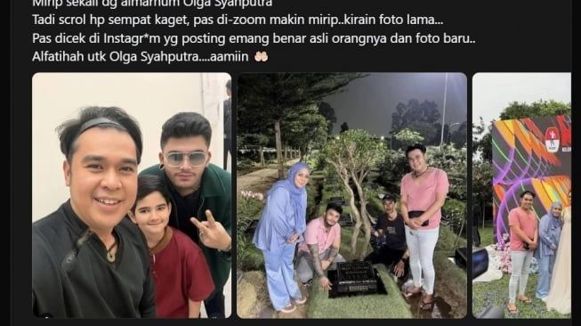 Foto mirip Olga Syahputra