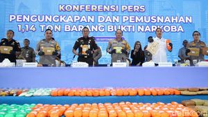Potret Pemusnahan 1,14 Ton Narkoba Senilai Rp1,13 Triliun