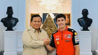 Video Prabowo Sambut Marc Marquez di Istana: Hola, Señor