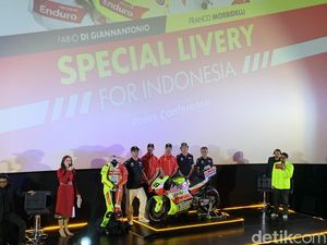 Tim Balap Rossi Pakai Livery Merah Putih-Batik buat Beraksi di Mandalika Tim Balap Rossi Pakai Livery Merah Putih-Batik buat Beraksi di Mandalika