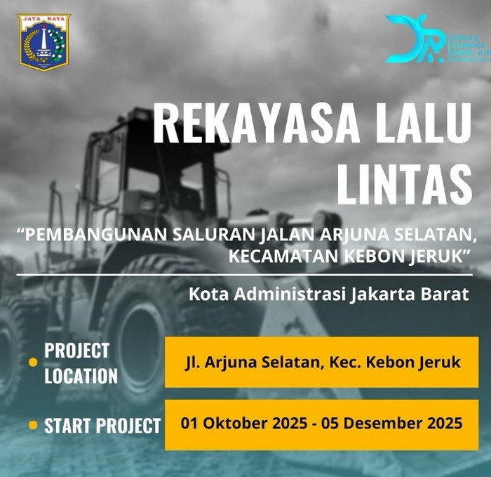 Tangkapan layar Instagram Sudin SDA Jakbar