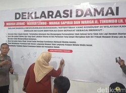 Warga Tallo Makassar Deklarasi Damai Usai Tawuran Pecah Berhari-hari